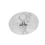 1 1/2 Inch Round Nickel Concho 1/pk