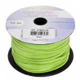 Faux Suede 3mm Lace 50m Green