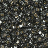8/0 Czech Seed Beads #1010V Silver Lined Grey 22g