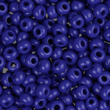 8/0 Perles de rocailles tchèques #1583V Opaque Medium Royal Blue 22g