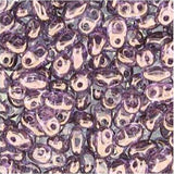 *Czech Miniduo Beads Crystal Vega 8g