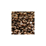 *Czech Superuno Beads Jet Bronze 22g