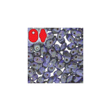 *Czech Superuno Beads Opaque Blue Travertine 22g