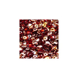 *Czech Superuno Beads Ruby Capri Gold 22g