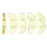 *Czech Crescent Beads Luster Champagne 5g Vial