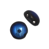 *Czech Candy Beads 8mm Azuro Half Coated 22/strand