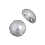 *Czech Candy Beads 8mm Silver Bronze 22/strand