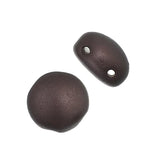 *Czech Candy Beads 8mm Chocolate Brown Pearl Pastel 22/strand