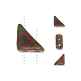 *Czech Tango Beads 6mm Coral Picasso 5.3g