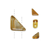 *Czech Tango Beads 6mm Crystal Bronze Capri 5.3g