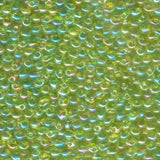 3.4mm Miyuki Drop Transparent Chartreuse AB 25g