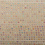 Plastic Rhinestone Banding 2mm Clear/Crystal AB by the Yard