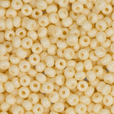 10/0 Czech Seed Beads Opaque Bone Solgel 500g