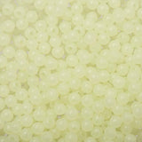 Round Plastic Beads 4mm Glow In The Dark 1000/pk