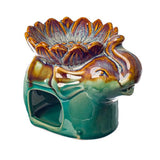 Ceramic Oil Burner Turquoise Elephant