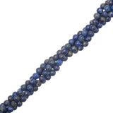 Lapis Lazuli Beads 4mm Round (Natural) 15-16" Strand