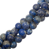 Lapis Lazuli Beads 10mm Round (Natural) 15-16" Strand