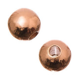Round Metal Beads 3mm Rose Gold Plated 50/pk