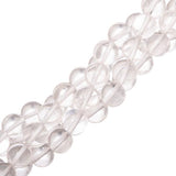 Quartz Crystal Beads 10mm Round Grade AA (Natural) 15-16" Strand