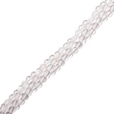 Quartz Crystal Beads 4mm Round Grade A (Natural) 15-16" Strand