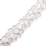 Quartz Crystal Beads 8mm Round Grade A (Natural) 15-16" Strand