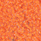 11/0 Czech Seed Beads #01501B C/L Neon Orange 250g