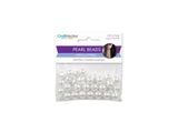 Round Plastic Pearls 10mm White 40/pk