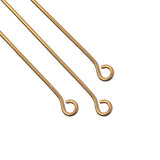 Eye Pins 1" Gold 50/pk