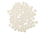 Round Plastic Pearls 8mm Ivory 80/pk