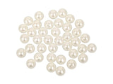 Round Plastic Pearls 10mm Ivory 40/pk