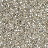 15/0 Miyuki Seed Beads #0001 Silver Lined Crystal 8.2g