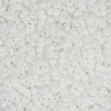15/0 Miyuki Seed Beads #0402 Opaque White 8.2g