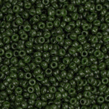 15/0 Miyuki Seed Beads #1488 Opaque Forest Green 8.2g