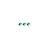 Preciosa Bicone 6mm Emerald AB Each