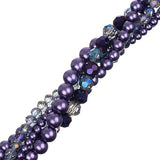 Crystal Lane Twisted Bead Strands Scabiosa