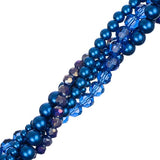 Crystal Lane Twisted Bead Strands Siberian Squill