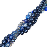 Crystal Lane Twisted Bead Strands Forget-Me-Knot