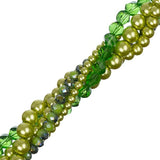 Crystal Lane Twisted Bead Strands Zinnia