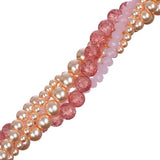 Crystal Lane Twisted Bead Strands Daylily