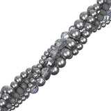 Crystal Lane Twisted Bead Strands Dusty Miller