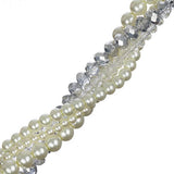 Crystal Lane Twisted Bead Strands Ranunculus