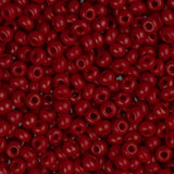 11/0 Czech Seed Beads #34914B Opaque Dark Red 250g