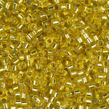 11/0 Delica Bead #0145 Silver Lined Yellow 50g Bag