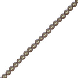 Czech Glass Pearls 4mm Iridescent Hazelnut 45/Strand
