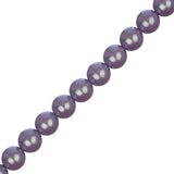 Czech Glass Pearls 8mm Iridescent Lavender 23/Strand