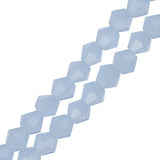 Crystal Lane Bicone 4mm Opaque Light Periwinkle 2x7" Strand