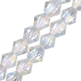 Crystal Lane Bicone 6mm Transparent Crystal AB 2x7" Strand