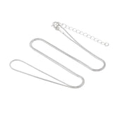 Necklace Snake Chain 24" Nickel 1/pk