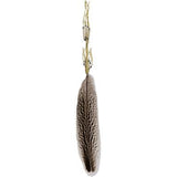 Smudge Feather with Leather & Beads 1/pk