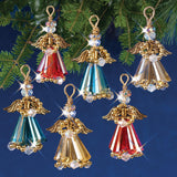 Ornament Kit - Festive Angels - Makes 6